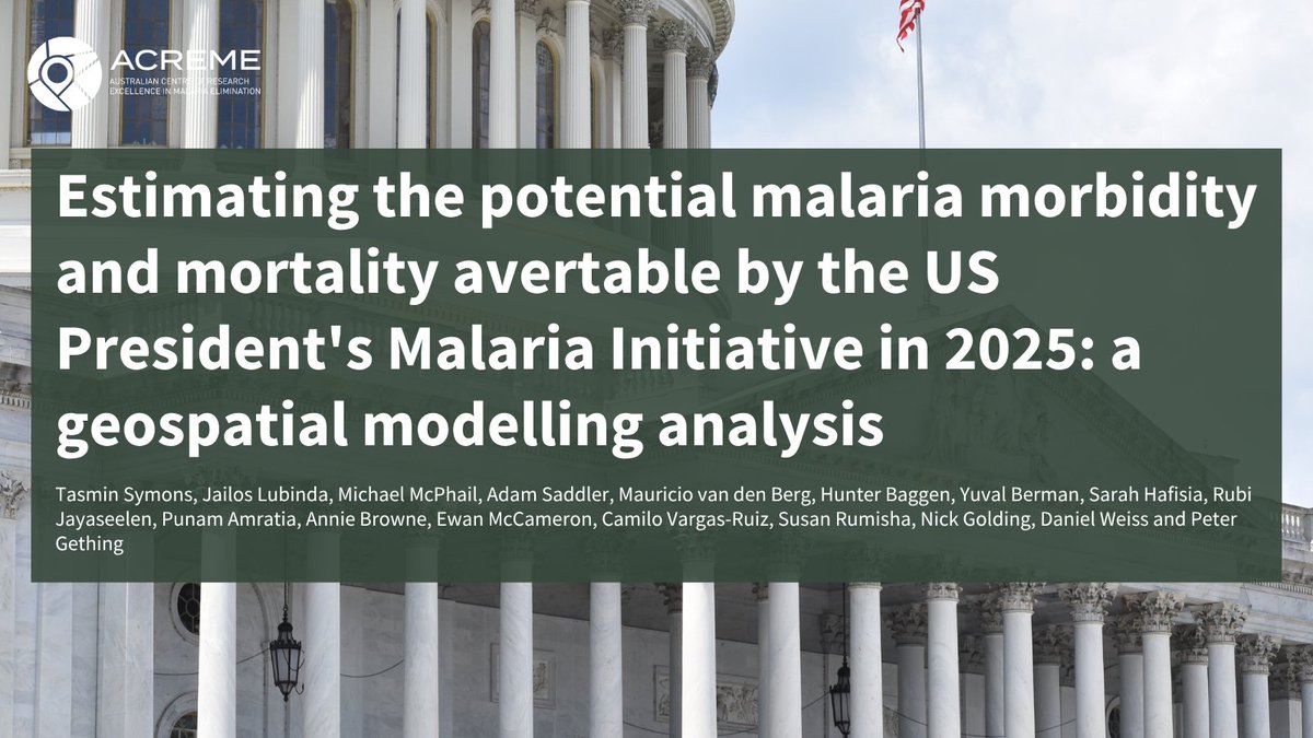 With the status US President's Malaria Initiative (PMI) funding and operations currently uncertain, we aimed to quantify the impact that a fully functioning PMI would have on malaria cases and deaths in Africa during 2025. Read  👉 thelancet.com/journals/lance…
#NIHFunding