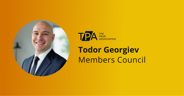 propassociation's tweet photo. 🚨 TPA Members Council Appointment

We’re pleased to welcome Todor Georgiev, Founder & CEO of @funded_7 , to the TPA Members Council — a forum of forward-thinking prop industry leaders shaping the future through feedback, insight, and collaboration.

🧵 Here's why Todor’s voice matters: