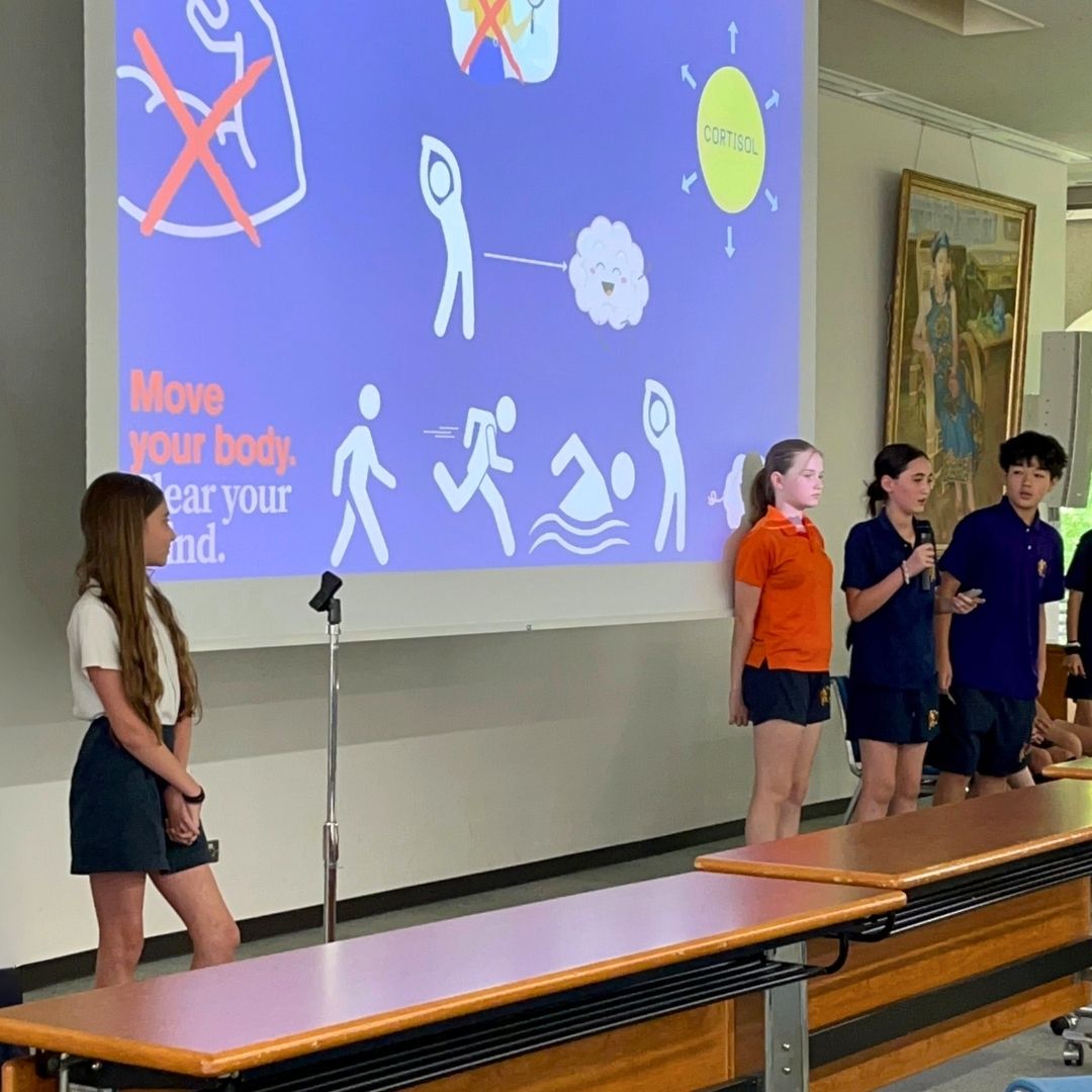 Last week, BST Year 7 students presented their own health campaigns in a dynamic Health Showcase sharing TED-style talks, covering topics like nutrition, sleep &amp; mental wellbeing, allowing students to explore science through real-world issues that affect their daily lives.