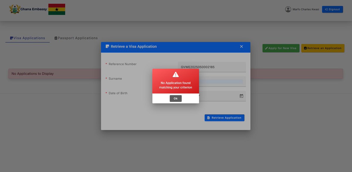 raycharles1gh's tweet photo. I paid for the return shipping through FedEx at the time of submission. The tracking has not updated, and your visa portal shows "No Application to Display."
Please provide an urgent update on the status of my passport and visa return. I am extremely concerned https://t.co/89hLhoS0yM