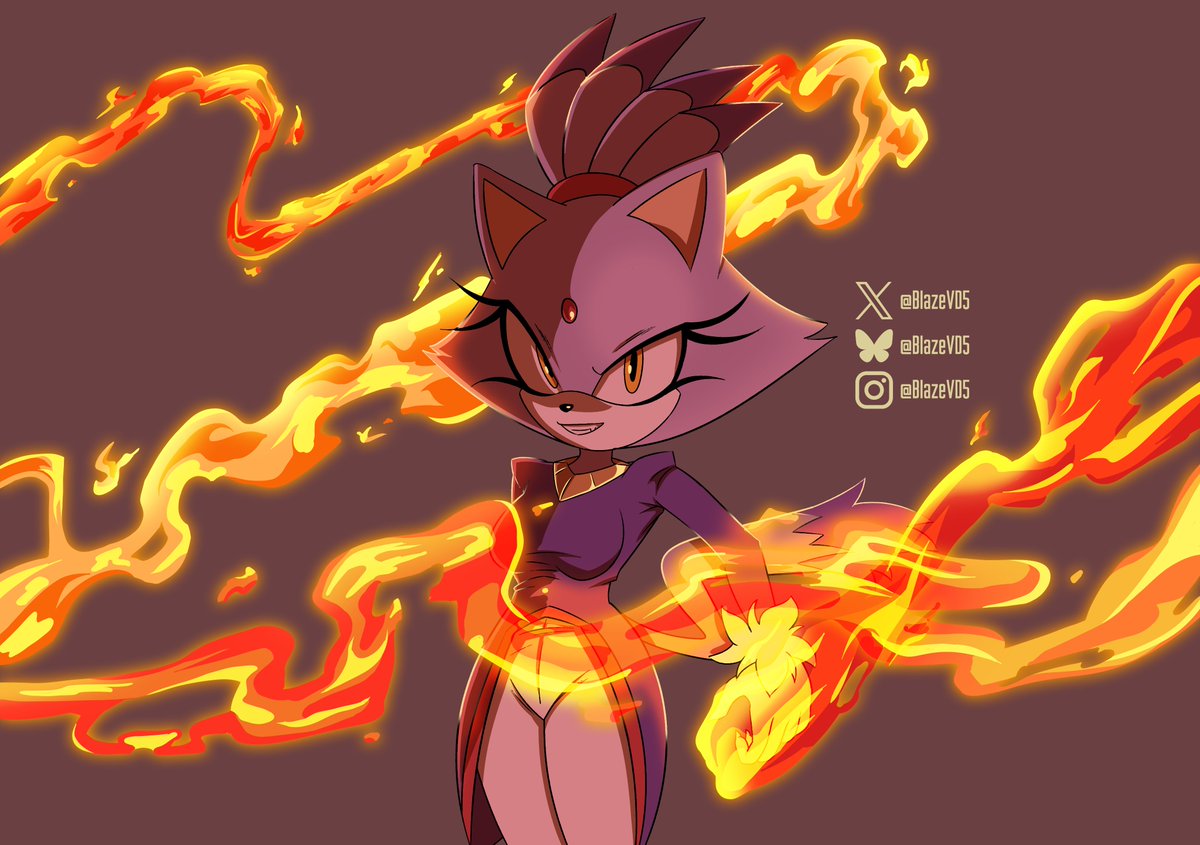 BlazeVD5's tweet image. Menacing Blaze

#blazethecat