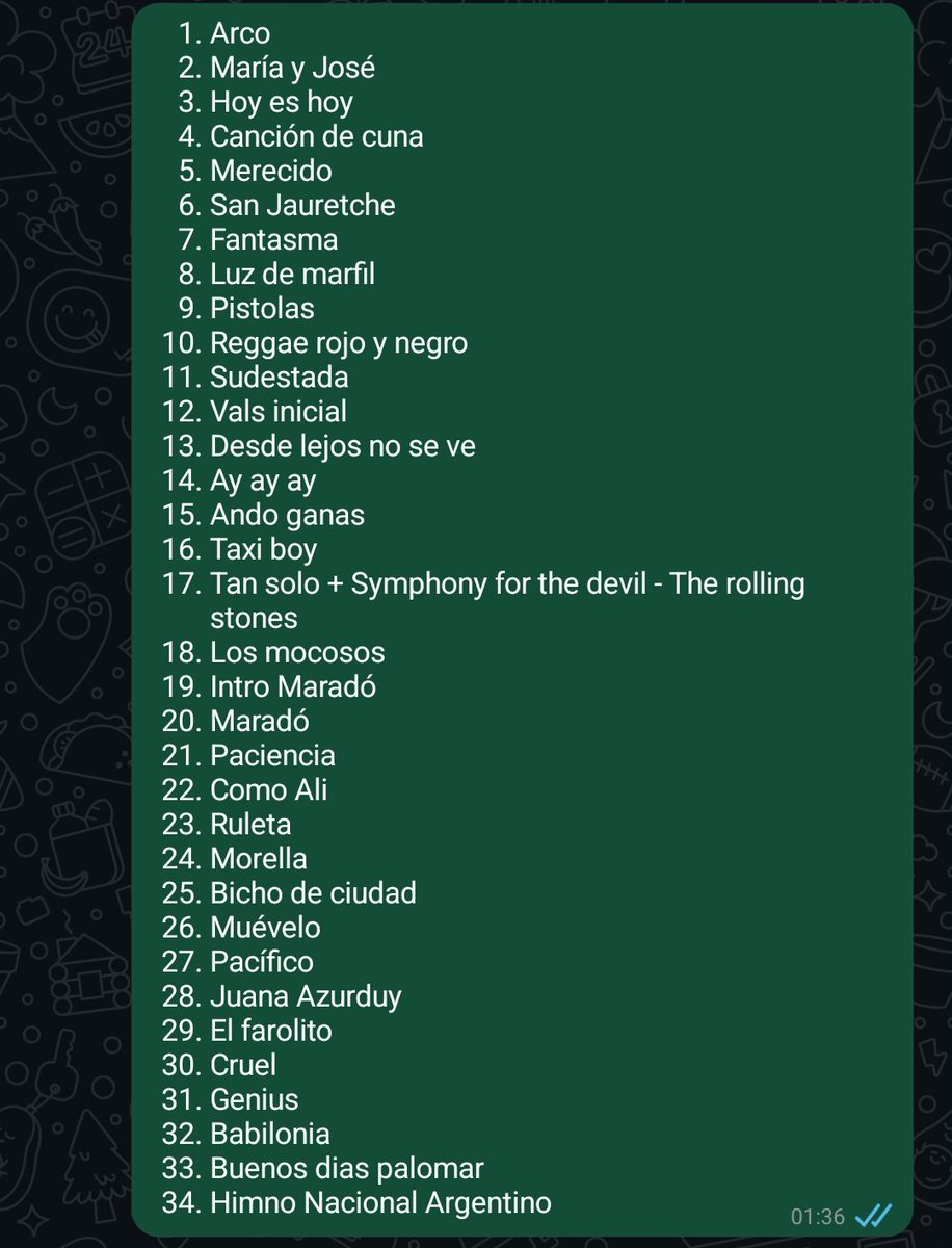 vecita_'s tweet photo. Ahora si. 
Lista de Los Piojos en River 22/06/25
Pd: La patria no se vende. https://t.co/GFQw3HawlX