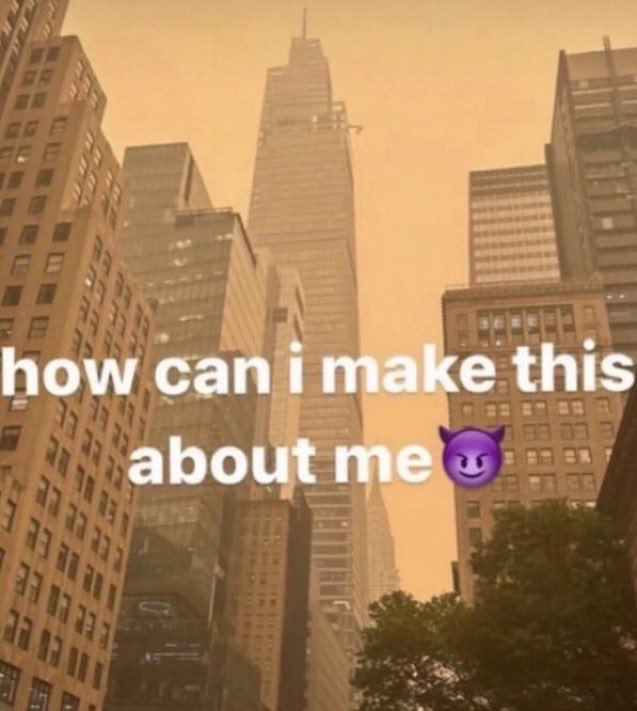 I like to think this is about me