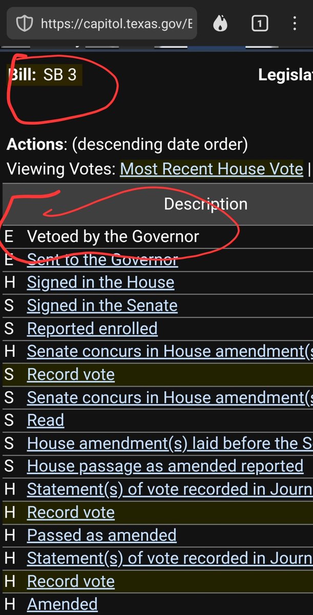 Texas #BreakingNews‌!!! #SB3 has been Vetoed!! $medh #LFGrow