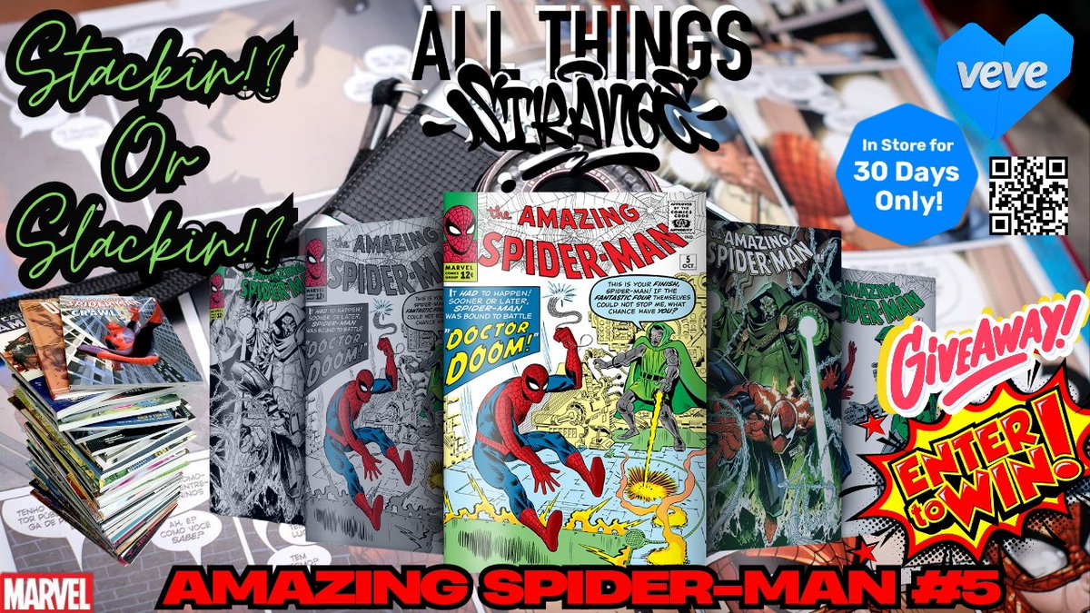 D⭕KtA StrAnGe (@doktastrange) on Twitter photo Back Again!!
Stackin'? 📚 Or Slackin'? ⛔️
Amazing Spider-Man #5 🕷🕸
AND It's Giveaway Time‼️🎊🎉🎁💙💯🫡
🎁 Join The Giveaway Supported by <a href="/veve_official/">VeVe | Digital Collectibles</a> 💙
⭐️ Watch for details to enter 👇🏾👇🏾👇🏾
youtu.be/kv37P0XNb8Y?si…
VEVE DIGITAL COLLECTIBLES #VEVE Back Again!!
Stackin'? 📚 Or Slackin'? ⛔️
Amazing Spider-Man #5 🕷🕸
AND It's Giveaway Time‼️🎊🎉🎁💙💯🫡
🎁 Join The Giveaway Supported by <a href="/veve_official/">VeVe | Digital Collectibles</a> 💙
⭐️ Watch for details to enter 👇🏾👇🏾👇🏾
youtu.be/kv37P0XNb8Y?si…
VEVE DIGITAL COLLECTIBLES #VEVE
