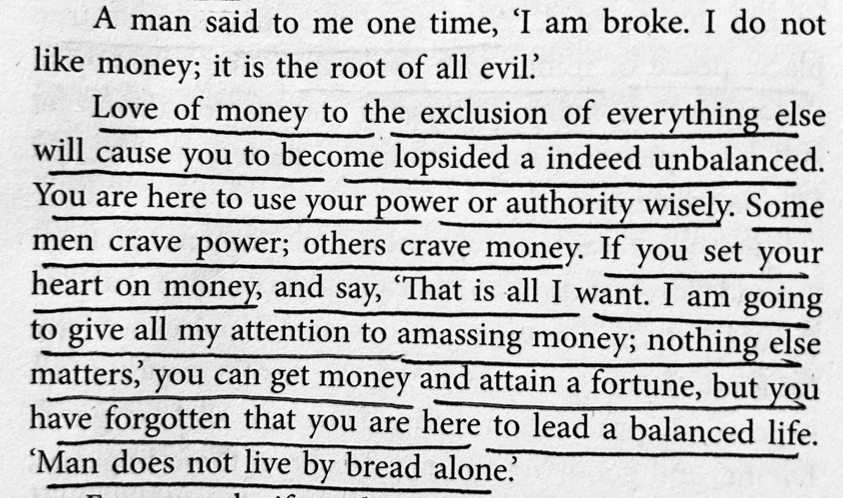 I read a few lines from a book which I believe is essential for anyone who dreams to be financially abundant. 
Don’t forget to live. ✨