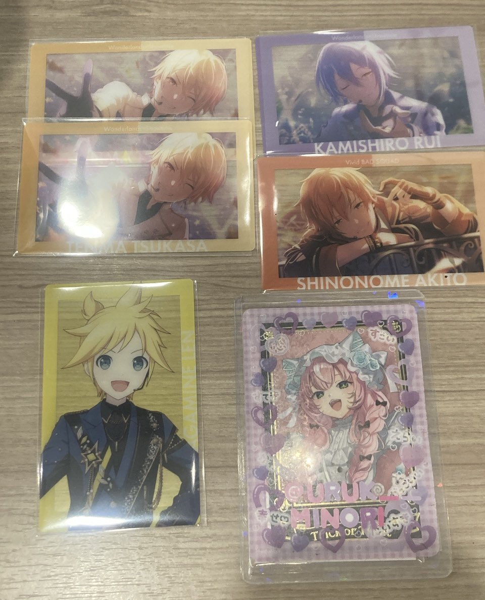 uruk__minori's tweet photo. 【譲渡】
プロジェクトセカイ プロセカ あんスタコラボ epick card エピカ クリアエピカ

譲:司×2 類 彰人 〇レン
求:各定価+送料

全て纏めて > 〇含むお取引 優先。
初回の方はツイプロ一読の上、検索からでもお気軽にお声掛け下さい。 https://t.co/rjcgEuBn7A