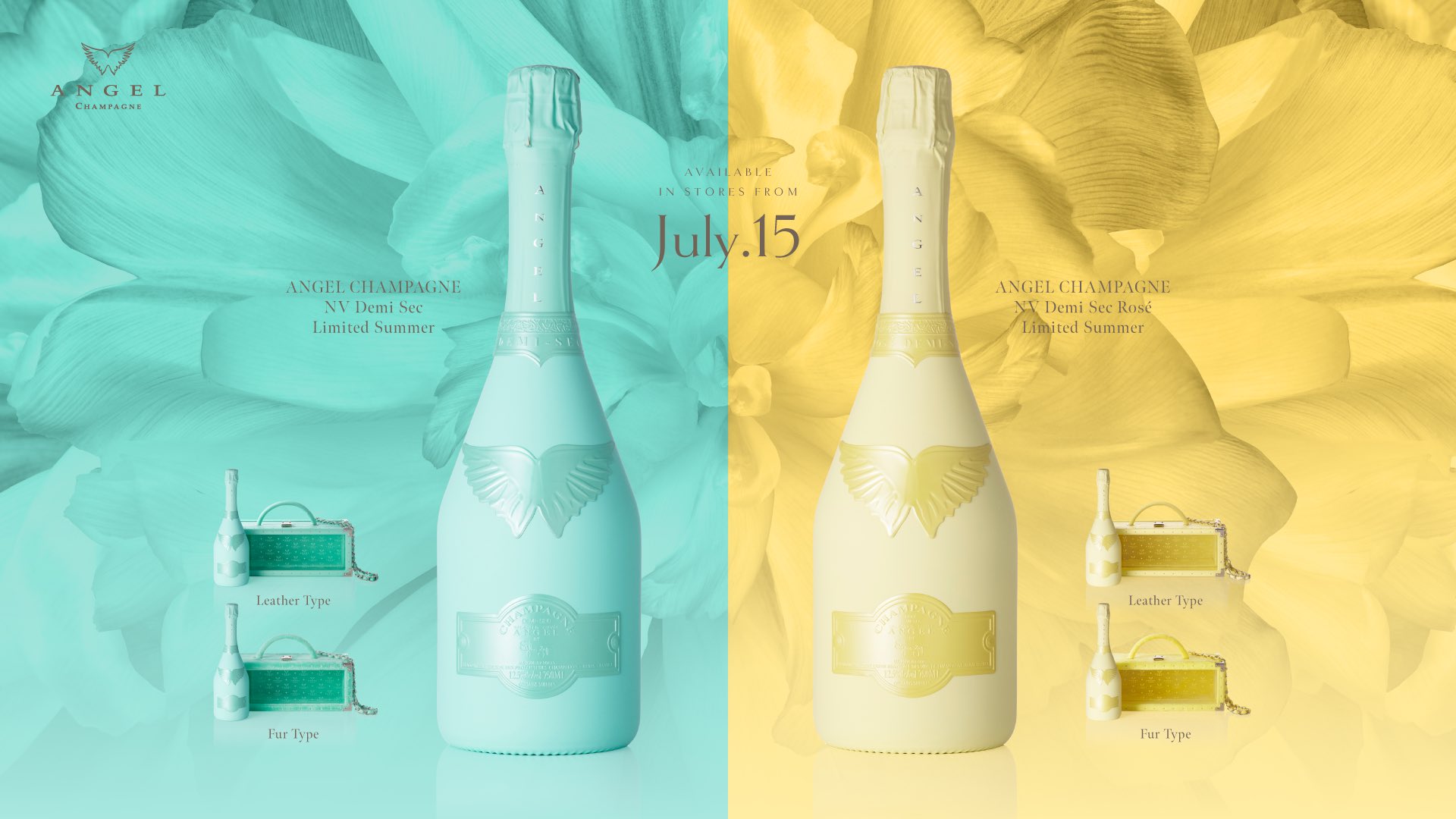 ANGEL CHAMPAGNE NV Demi Sec Rose - ANGEL CHAMPAGNE