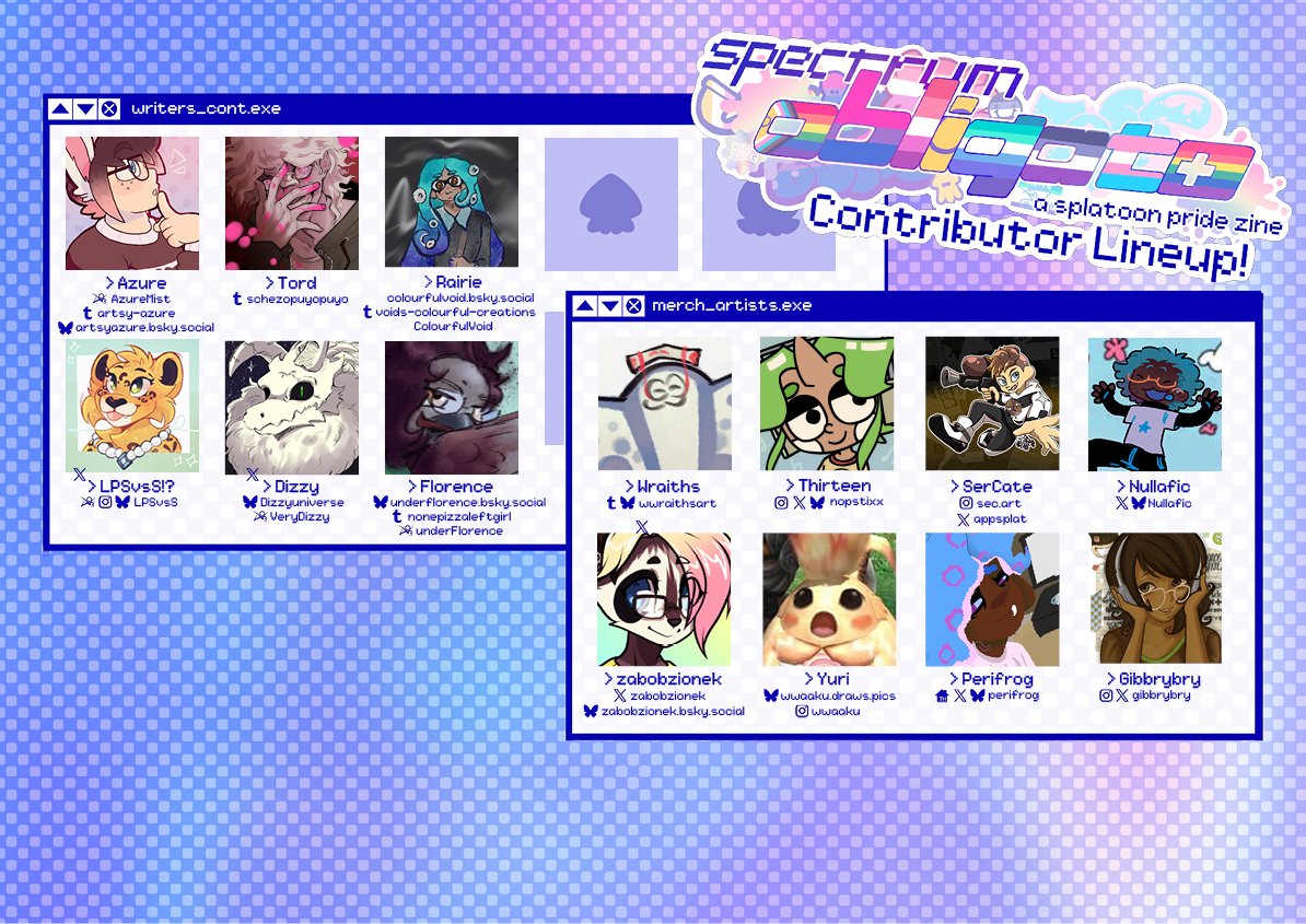 SObligatozine's tweet image. As the release of Spectrum Obligato draws closer, let’s take a moment to appreciate all of the wonderful people who made this project possible- as we present our colorful cast of contributors!