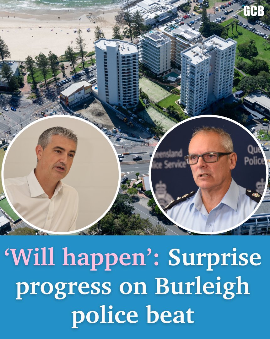 Gold Coast Bulletin (@gcbulletin) on Twitter photo A senior Gold Coast cop says a police beat in the heart of Burleigh Heads “will happen” as he revealed a surprising update about the project.
<a href="/GCS_Pottsy/">Andrew Potts</a> #GoldCoast
FIND OUT MORE: ➡️ bit.ly/3HUaYpC A senior Gold Coast cop says a police beat in the heart of Burleigh Heads “will happen” as he revealed a surprising update about the project.
<a href="/GCS_Pottsy/">Andrew Potts</a> #GoldCoast
FIND OUT MORE: ➡️ bit.ly/3HUaYpC