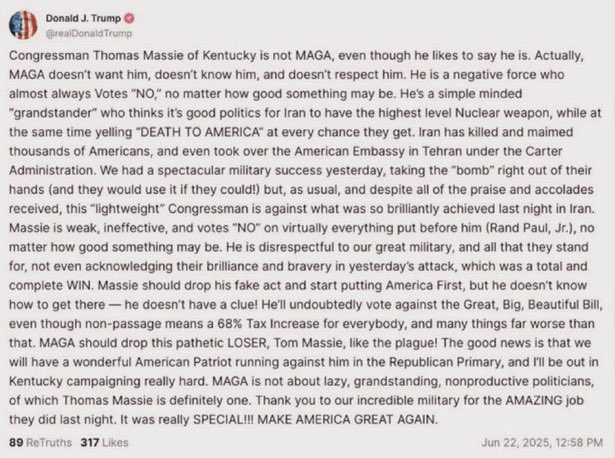 Benny the Ball (@chr15wp3tt5) on Twitter photo The level of propaganda, distortion & misunderstanding of reality coming from <a href="/realDonaldTrump/">Donald J. Trump</a> is astounding!
How did America end up here, voting in a weapons-grade narcissistic antagoniser at the very time that it needed wisdom & diplomacy?
US Bonds are becoming trash. Tragic. The level of propaganda, distortion & misunderstanding of reality coming from <a href="/realDonaldTrump/">Donald J. Trump</a> is astounding!
How did America end up here, voting in a weapons-grade narcissistic antagoniser at the very time that it needed wisdom & diplomacy?
US Bonds are becoming trash. Tragic.