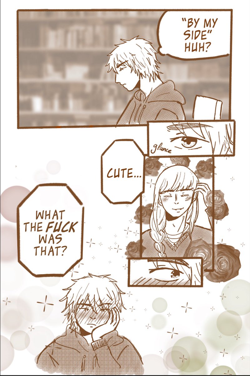 merturias's tweet photo. sorry for the reupload… i realized i forgot to draw canute’s scar…. anyways here’s another idol au comic! #thornute #canufinn https://t.co/4c4V71euCg