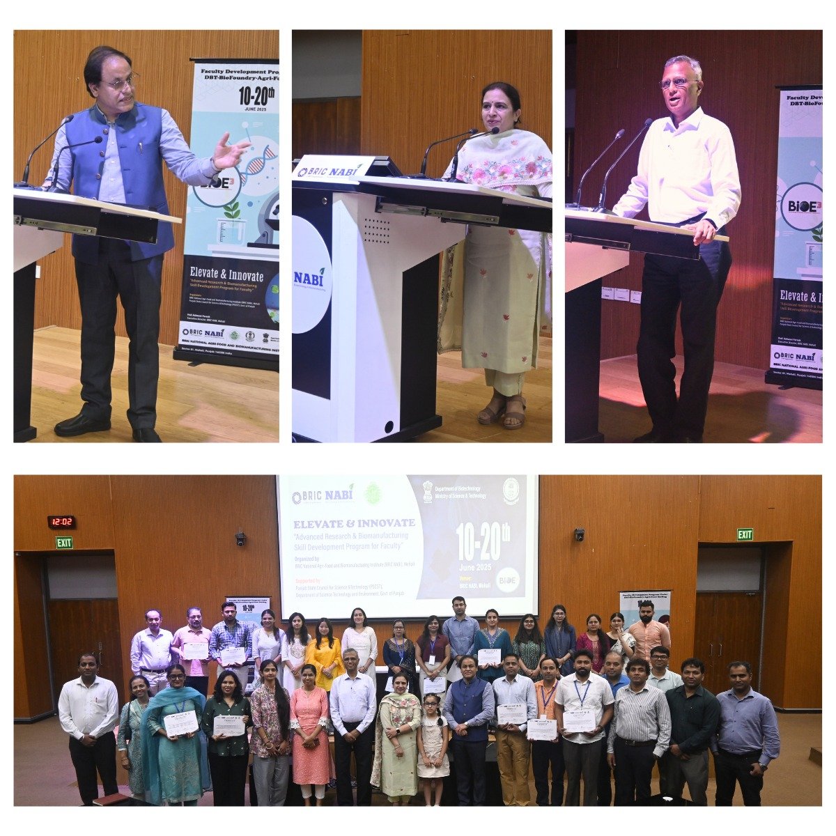 PSCST_GoP's tweet image. ELEVATE &amp;amp; INNOVATE-power packed skilling sessions in #advancedresearch #instrumentation #biomanufacturing by eminent experts, conducted by @PSCST_GoP &amp;amp; @NABI_India
Valedictory by Dr. Krishnamurthy Natarajan, Prof. Ashwani Pareek &amp;amp; @BakshiDapinder
@PbGovtIndia #BioE3 @DBTIndia