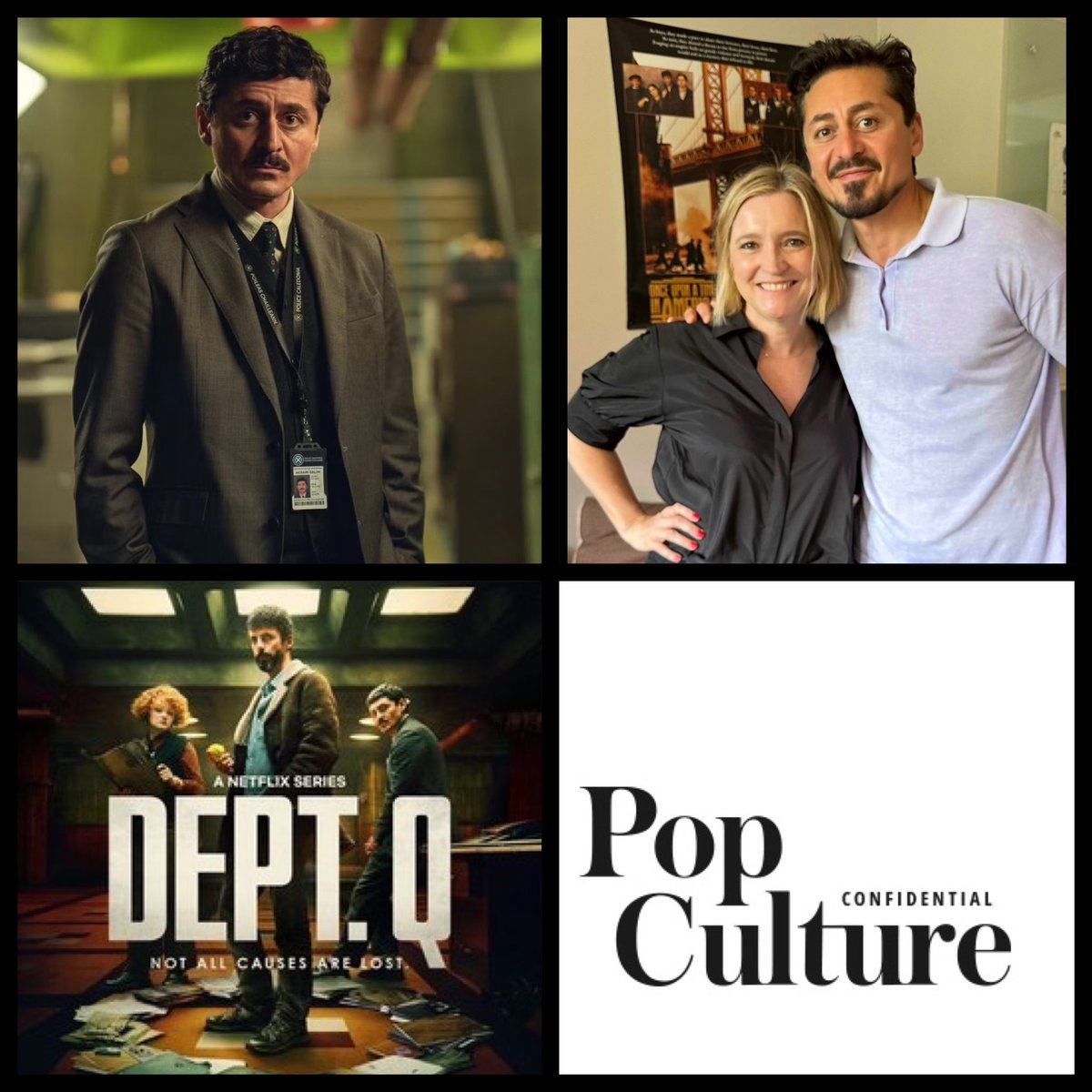 Thrilled to talk with the very talented Alexej Manvelov — aka Akram in Netflix’s Dept. Q!
We discussed building the fan-favorite character, behind-the-scenes moments, and his incredible personal journey.
🎧 Episode out now! 
popcultureconfidential.com

#DeptQ #alexejmanvelov