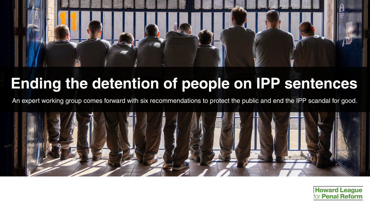 TheHowardLeague's tweet photo. NEW: An expert working group, convened by us and led by a former Lord Chief Justice of England and Wales, has today come forward with considered proposals aimed at protecting the public while ending the long-running IPP scandal for good.

https://t.co/CKCsejzSoR https://t.co/v5JQtpKUje