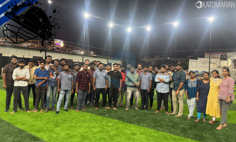 KatomaranIndia's tweet photo. π Culture isnβt just built in meetings β itβs built on the turf too
Our Saturday cricket games bring out the best in team bonding and sportsmanship πͺ
#EmployeeEngagement #KatomaranTechnologies #WorkCulture #TeamBuilding #CorporateWellness #CricketAtWork https://t.co/VuPYTi9Jjh