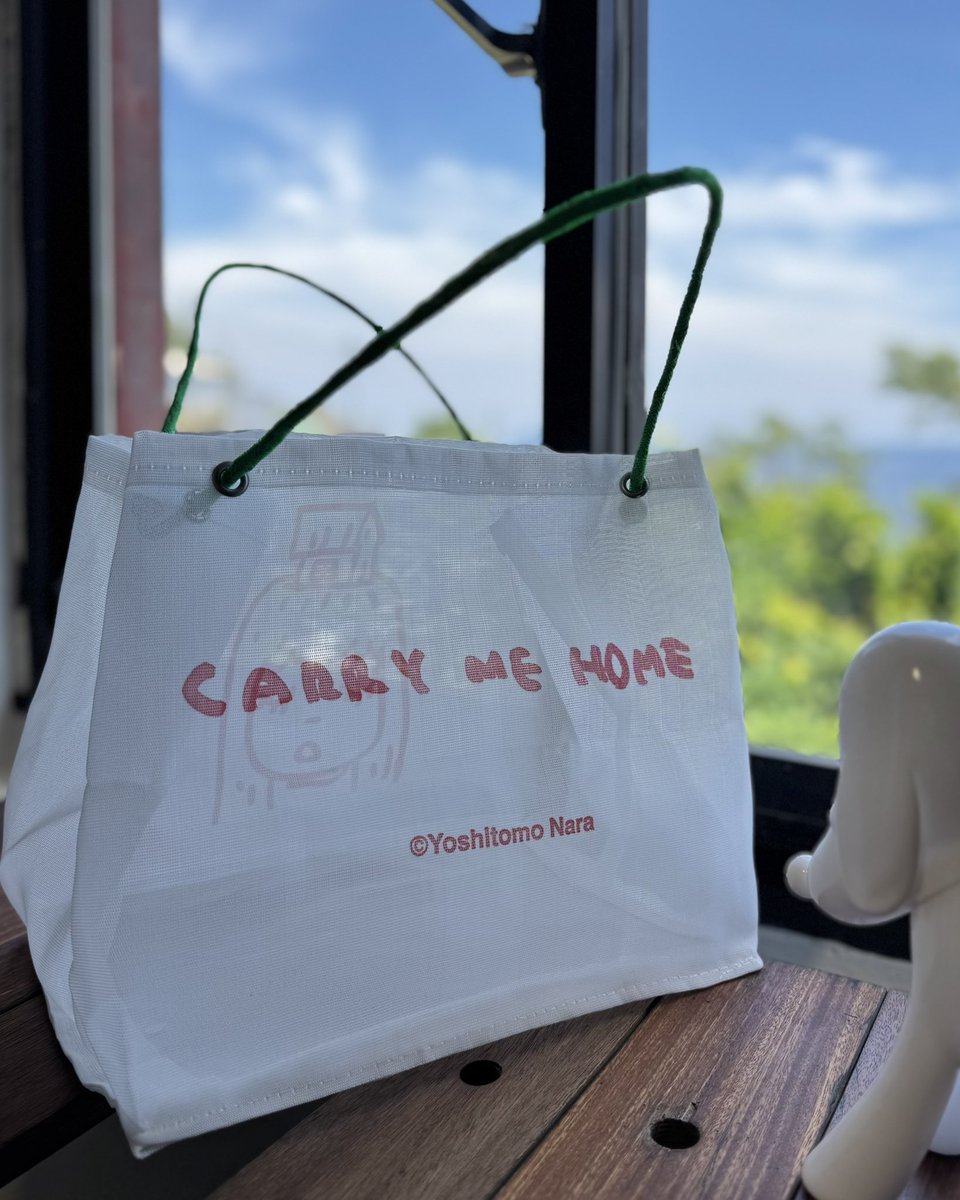 台湾の日常的な買い物バッグにも絵を入れて作った。マーカーで描いた