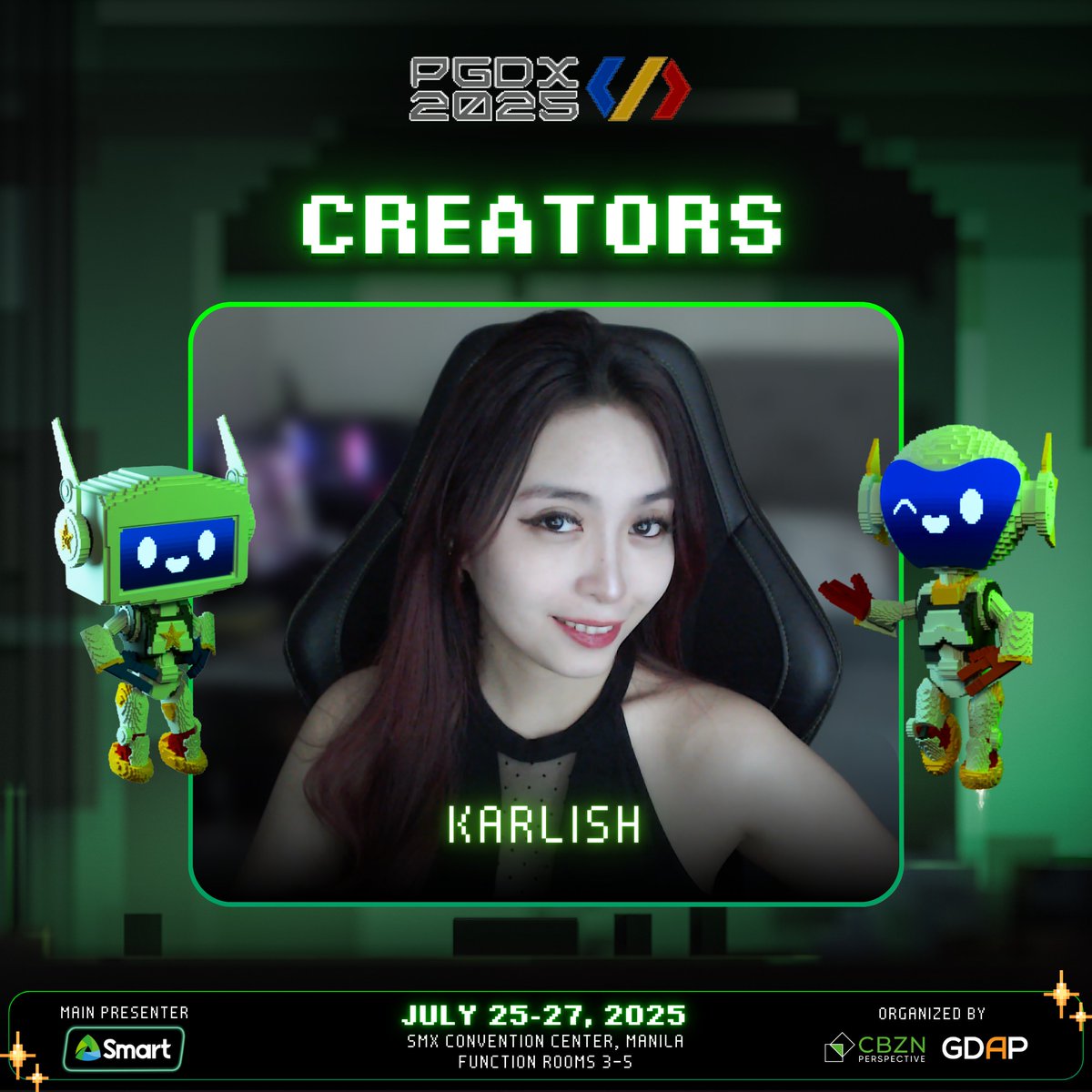 I’ll be at PGDX from July 25 to 27. Who's coming? 
🎟️ Grab your tickets now: tickets.pgdx.ph