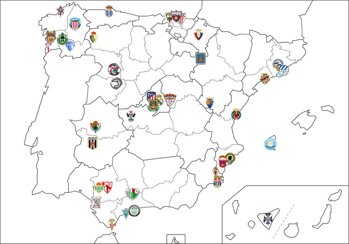 José Raúl González (@joseragonfid) on Twitter photo 🗺️Mapa y equipos de Primera Federación 🗺️Mapa y equipos de Primera Federación