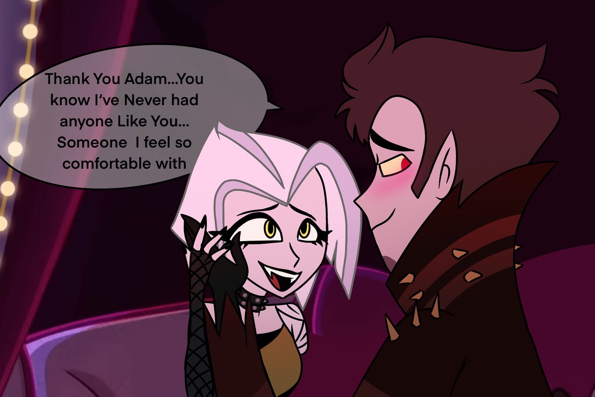 helluvagho70942's tweet photo. 'First kiss' comic

A little comic for Adam and lutes first days together💕

#hazbinhotel #hazbinhotelart #art #edit #lute #comics #hazbinhotelcomic #adam #swappedau #PrideMonth #art #love #fyp #AdamHazbinHotel https://t.co/kDG2lcO1JR