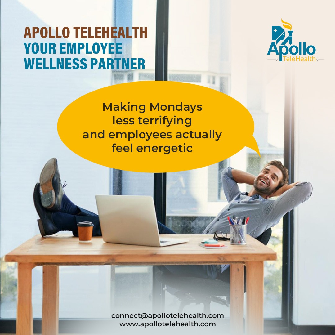 What if Mondays didn’t feel like Mondays?
.
.
We help create workplaces where wellness comes first, so your team shows up energized, engaged, and ready to go!

Visit: apollotelehealth.com

#EmployeeWellness #ApolloTelehealth #WorkplaceHealth #telehealth