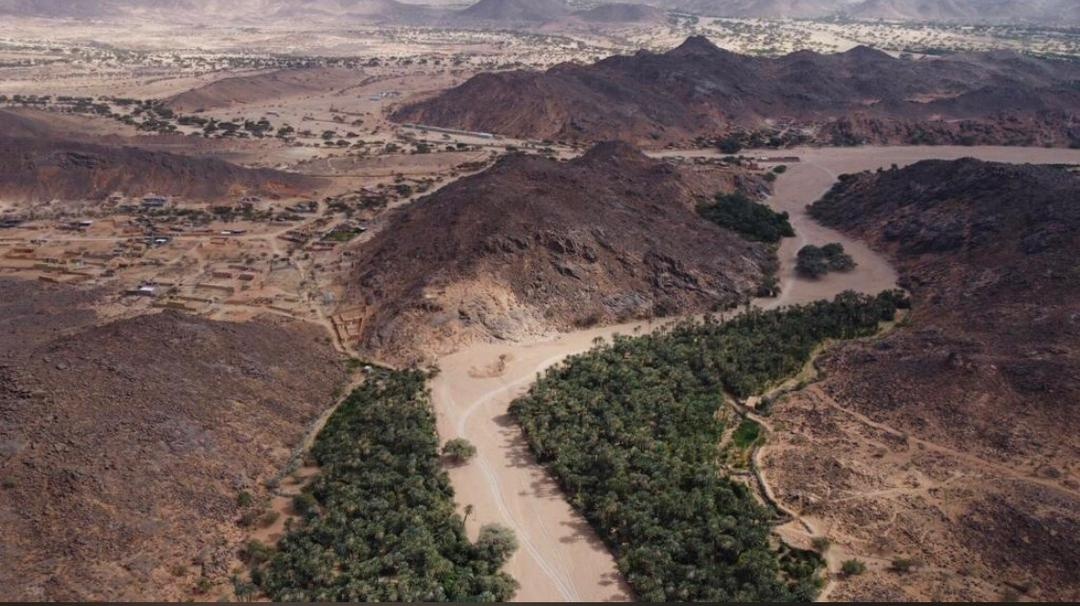 L'<a href="/Oasis_de_Timia/">𝐎𝐚𝐬𝐢𝐬 𝐝𝐞 𝐓𝐢𝐦𝐢𝐚 🇳🇪</a> 🇳🇪🌴, vue du ciel. 
Excellent début de semaine !

Niger