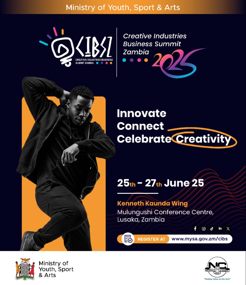 Sid_Alam's tweet image. Just 2 days to go!
The stage is set, the energy is building — and the global creative community is ready to meet at @Cibs2025

🔗 Register now: mysa.gov.zm/cibs
🗓️ June 25–27 | Lusaka, Zambia

#CIBS2025 #2DaysToGo #CreativeSummit #GlobalCreatives #PakistanToZambia