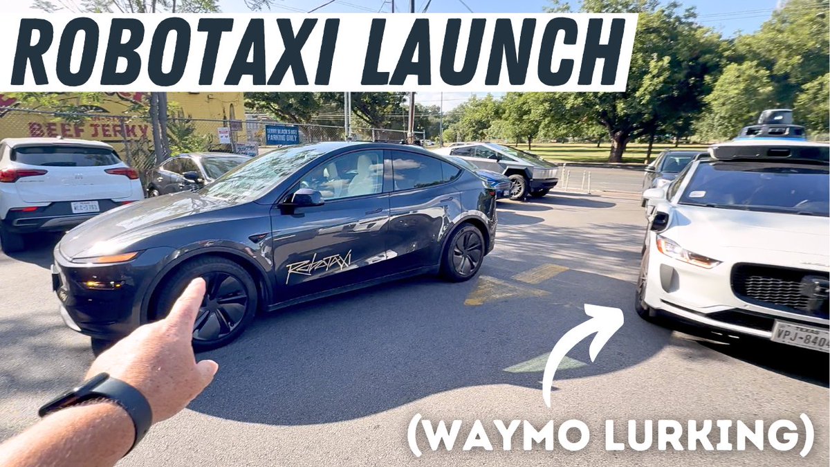 Out of Spec Studios (@out_of_spec) on Twitter photo Tesla Robotaxi Launches! Here's The Experience Of Riding Around Austin In An Autonomous Model Y
Huge shout-out to <a href="/BeardedTesla/">Bearded Tesla</a> & <a href="/DirtyTesLa/">Dirty Tesla</a> for making this happen!
youtu.be/3jo0e0OkGGc Tesla Robotaxi Launches! Here's The Experience Of Riding Around Austin In An Autonomous Model Y
Huge shout-out to <a href="/BeardedTesla/">Bearded Tesla</a> & <a href="/DirtyTesLa/">Dirty Tesla</a> for making this happen!
youtu.be/3jo0e0OkGGc