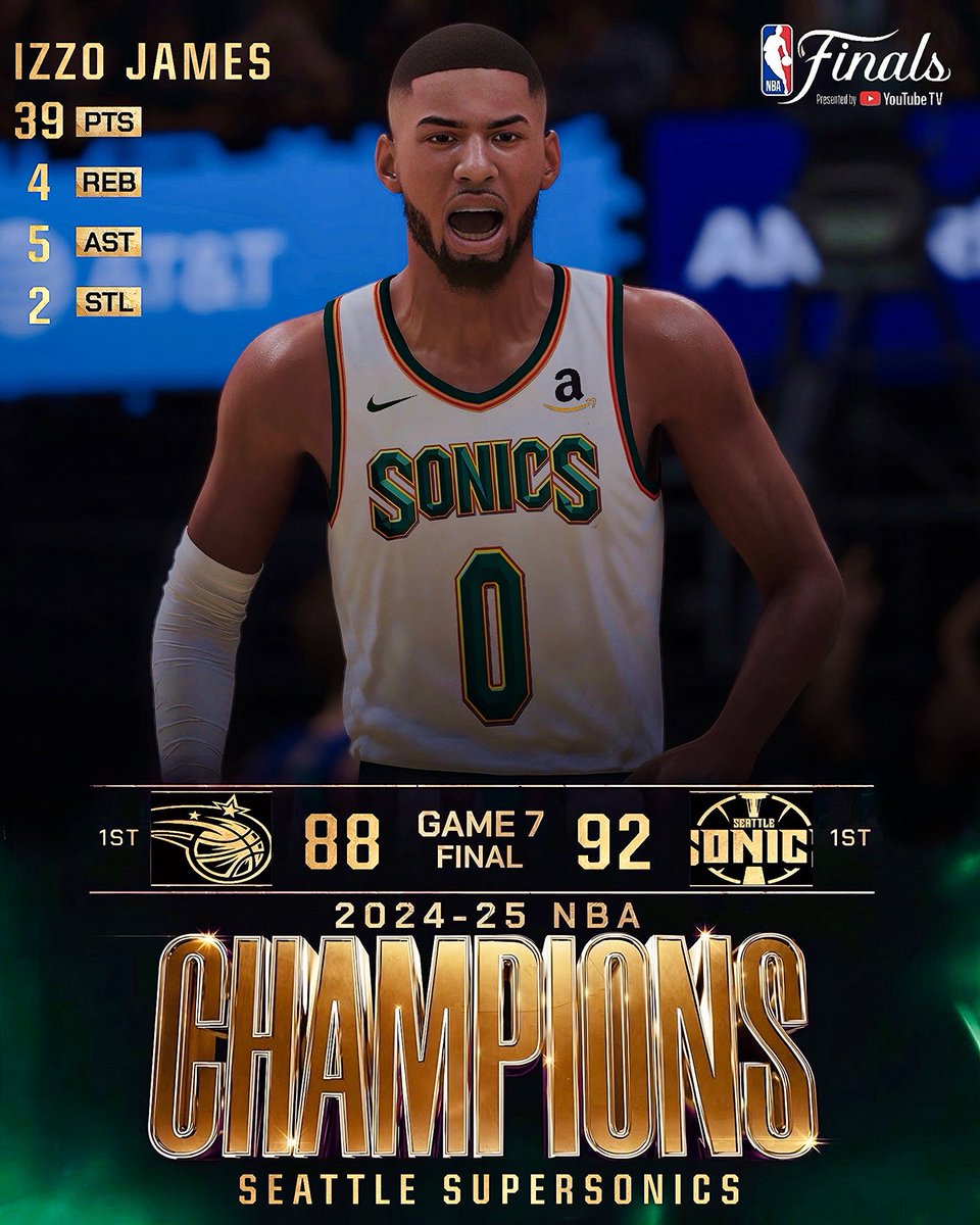 TheLeague2KB (@theleague2kb) on Twitter photo The <a href="/supersonics/">Seattle SuperSonics</a> win Game 7 to go back to back and take home their third NBA Championship in the franchise history! 🏆
#NBAFinals presented by <a href="/youtubetv/">YouTube TV</a> The <a href="/supersonics/">Seattle SuperSonics</a> win Game 7 to go back to back and take home their third NBA Championship in the franchise history! 🏆
#NBAFinals presented by <a href="/youtubetv/">YouTube TV</a>