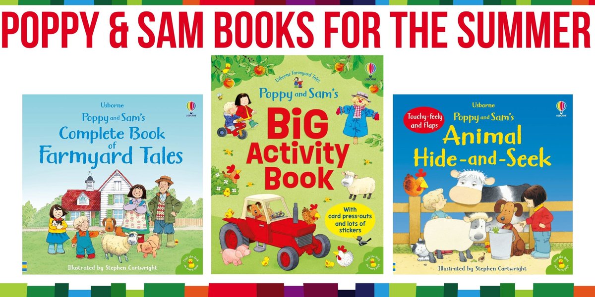 toppsta's tweet image. ⭐ Featured Series Book Giveaway! ⭐
We're celebrating 40 years of Poppy and Sam with a brilliant giveaway of three books that are perfect for keeping the kids busy this summer:
📚 Complete Book of Farmyard Tales - contains all 20 of the classic stories
📚 Poppy and Sam’s…