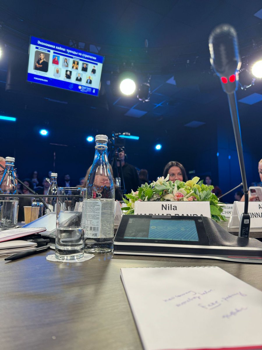 nilamadhabpanda's tweet photo. As we say, the show must go on! 🎭 Honoured to have participated in the #SPIEF2025, economic forum by #Roscongress. Foundation — from cultural codes to co-production and social media hype, I spoke, listened & learned a lot.
Grateful to honourable PM @narendramodi & his excellency President Putin for inspiring a stronger India-Russia bonding and partnership 🇮🇳🤝
Gratitude to Hon’ble Minister of Information & Broadcasting Shri @AshwiniVaishnaw for his inspiring words.
Looking forward to even more deeper and meaningful cultural exchanges between our nations in the years ahead.