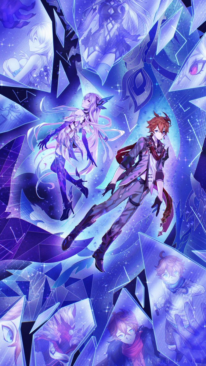 junebuart's tweet photo. Childe and Skirk my beloved ✨

#GenshinImpact #skirk #tartaglia https://t.co/Y3n0hRhk4p