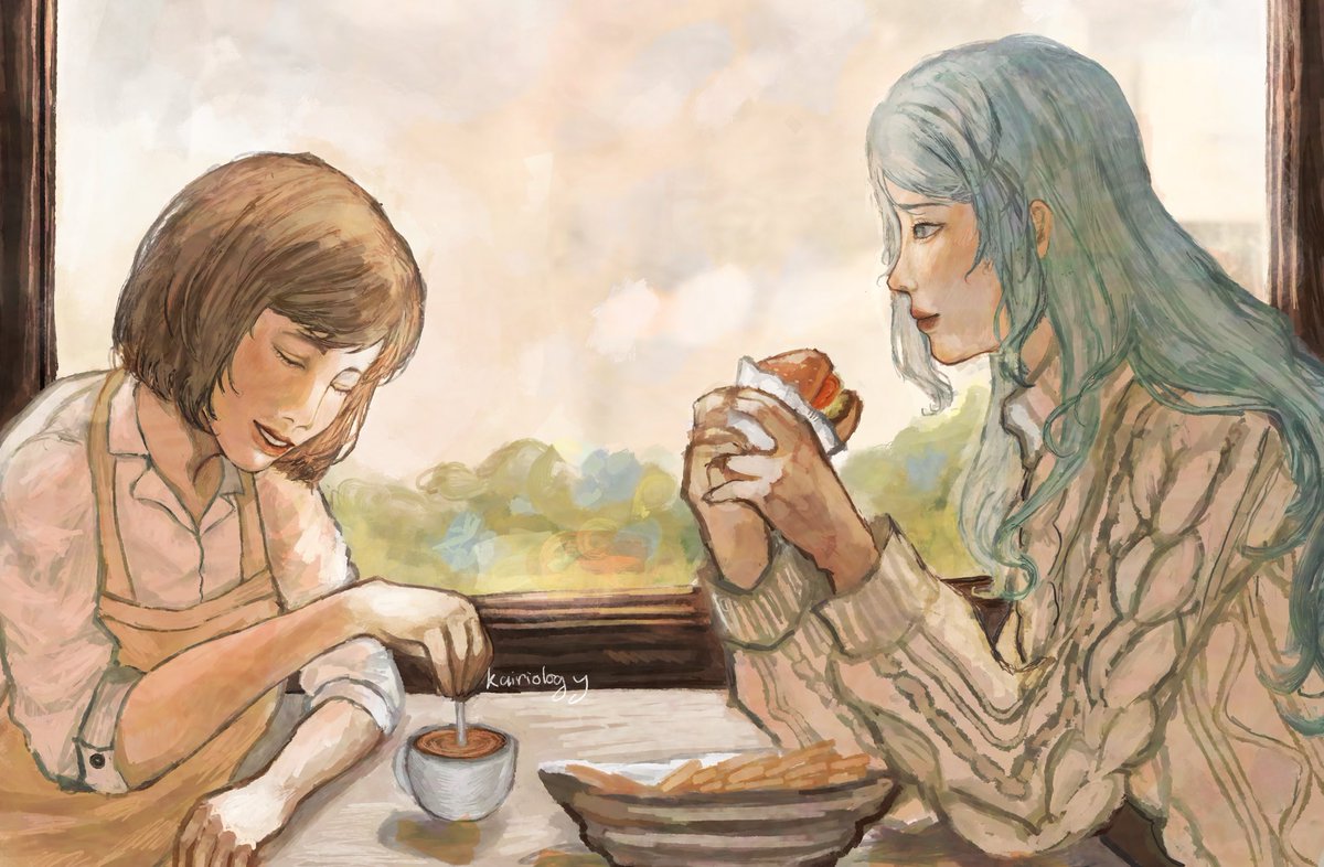 cafe date 
#さよつぐ #342g #bandoriart #バンドリ