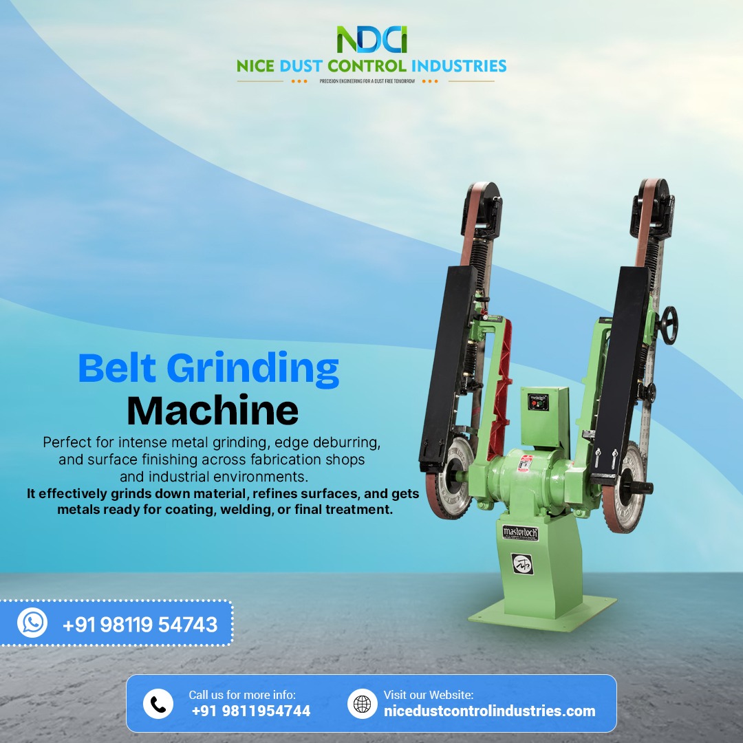 DustNice64675's tweet photo. NDCI’s Belt Grinder delivers precision metal finishing, fast!
🔧 Edge smoothing
🔥 Surface polishing
💪 High performance
📞 +91 9811954744
🌐 https://t.co/HnYMb8ODsJ
#WorkshopTools #GrindingMachine #SmartIndustry https://t.co/ZeggiBeodP