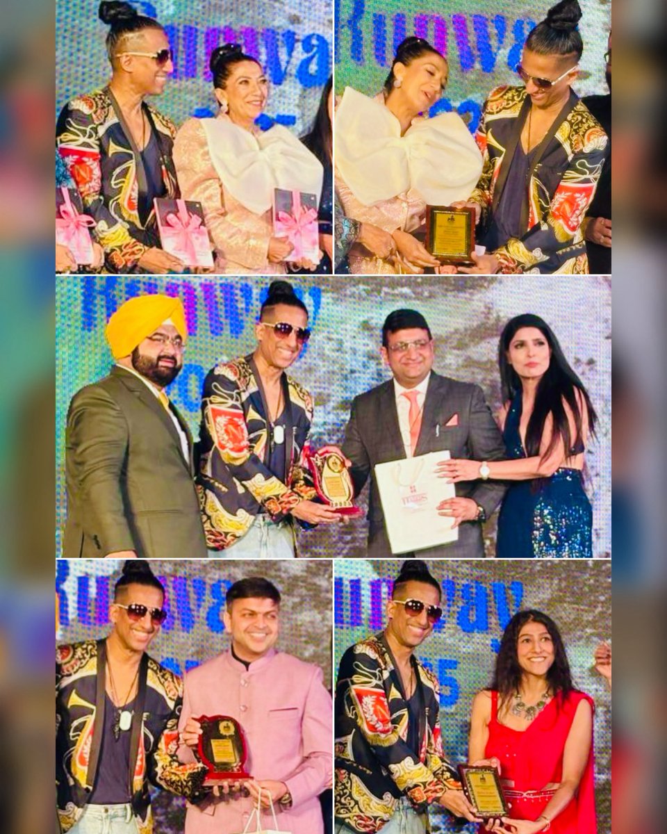 DrArindam_IIPM's tweet photo. At the India Fashion Runway organised by #MSTALKS with my gorgeous stylist and the lovely winners including the three generations of #jawedhabib โฅ๏ธ
#arindamchaudhuri #daretothinkbeyond https://t.co/7d0qBiPe7K