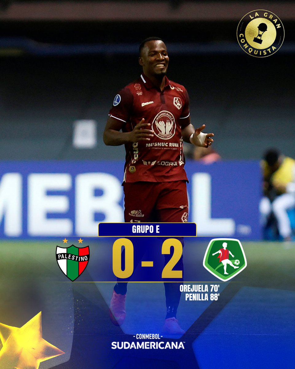 💪🇪🇨 ¡Para <a href="/ClubMushucRuna1/">Mushuc Runa Sporting Club</a>, nada es imposible! 

✅ Brasil ✅ Argentina ✅ Chile

🔥 El mejor equipo de la Fase de Grupos de la CONMEBOL #Sudamericana tuvo puntaje perfecto como visitante.

#LaGranConquista #Impensable