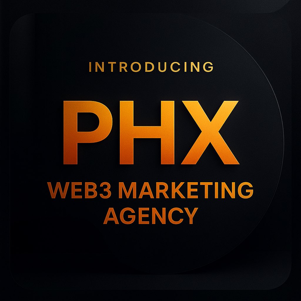 PHOENIX COMMUNITY🐦🔥 (@phoenixweb3_) on Twitter photo OFFICIAL ANNOUNCEMENT🚨
The Phoenix Ecosystem is proud to announce the launch of
PHX Web3 Marketing Agency <a href="/phxweb3/">PHX|| Web3 Marketing Agency</a> your partner for growth in the decentralized world.
PHX Web3 Marketing Agency combines the power of blockchain with cutting-edge marketing to help Web3 projects OFFICIAL ANNOUNCEMENT🚨
The Phoenix Ecosystem is proud to announce the launch of
PHX Web3 Marketing Agency <a href="/phxweb3/">PHX|| Web3 Marketing Agency</a> your partner for growth in the decentralized world.
PHX Web3 Marketing Agency combines the power of blockchain with cutting-edge marketing to help Web3 projects