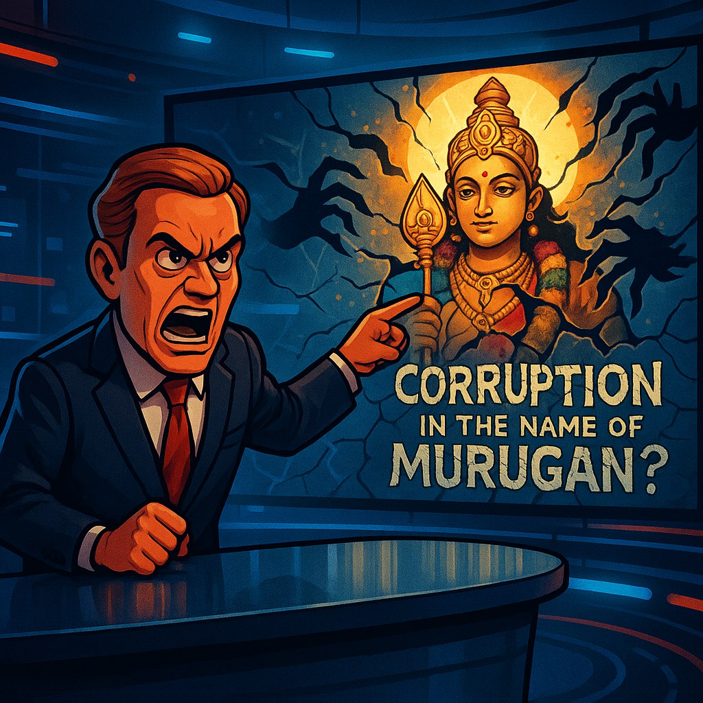 முருகா ! உன் பெயராலே பாஜக அரசும் திமுக அரசும் இப்படி ஒரு கூட்டு கொள்ளையா ?? youtu.be/I52FHez55uM?si……

 நெல் போக்குவரத்து டெண்டரை கிறிஸ்டி நிறுவன குமாரசாமி பினாமி நிறுவனங்களான உன் பெயரில் தொடங்கப்பட்ட கந்தசாமி &amp; கோ, காரத்திகேயா என்டர்பிரைஸஸ், மற்றும் முருகா என்டர்பிரைஸஸ் என்னும்