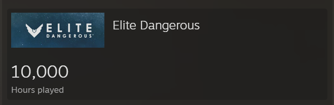 Light027's tweet image. Welp I guess I've played a bit of #EliteDangerous? Yet somehow I still learn new things all the time and haven't done even close to everything id like to do... Time for 10,000 more hours, o7