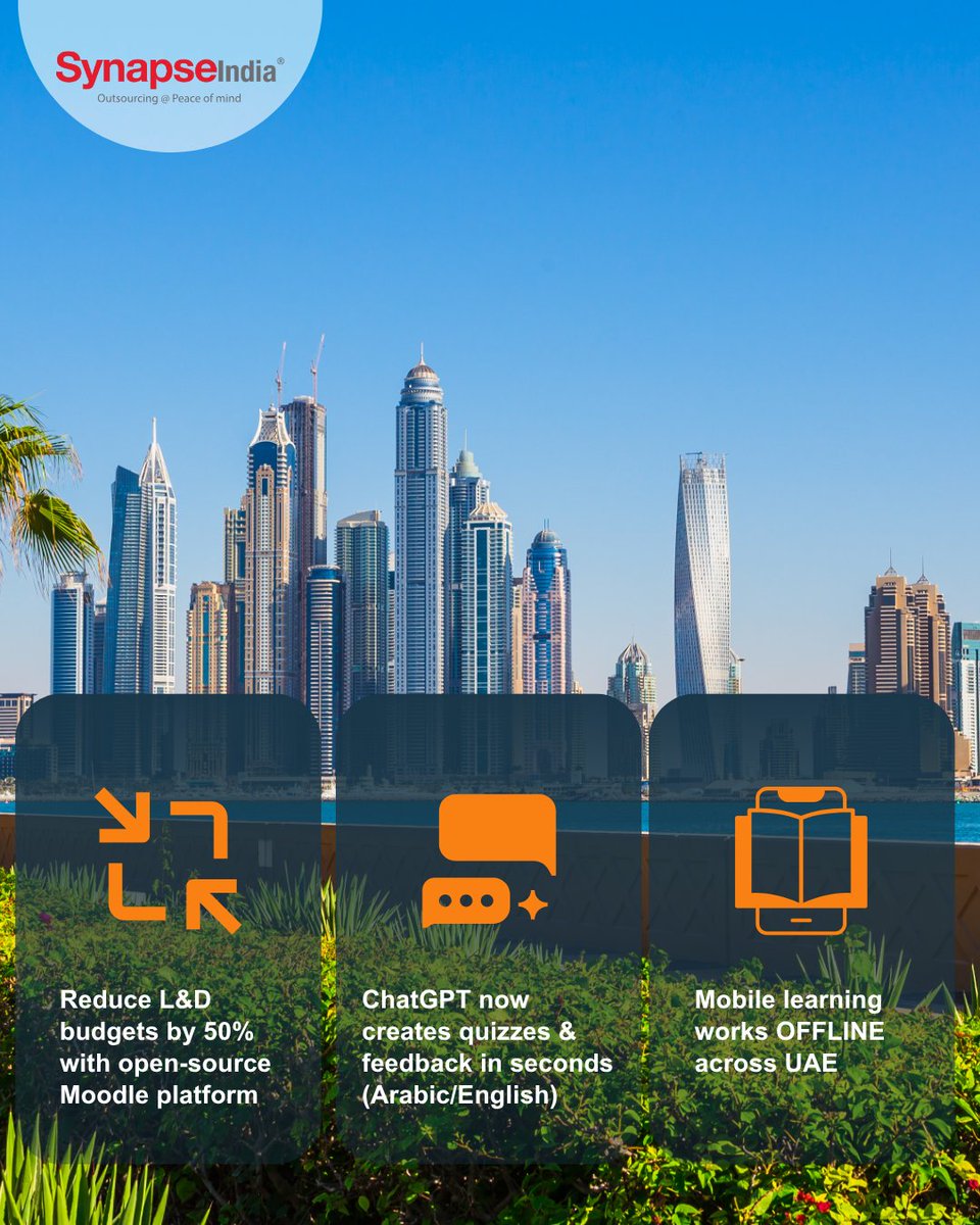 SynapseIndia's tweet image. The future of corporate training in the UAE is smarter, faster, and more compliant than ever.
#UAEBusiness #CorporateTraining #MoodleLMS #SynapseIndia