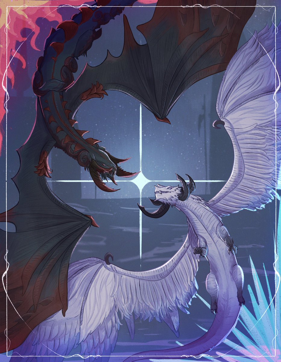 Yet ever do our aching souls point Heavensward 

 -  

HAPPY 10TH ANNIVERSARY HEAVENSWARD!!!  
#ffxiv #ffxivart #heavensward #nidhogg #hraesvelgr