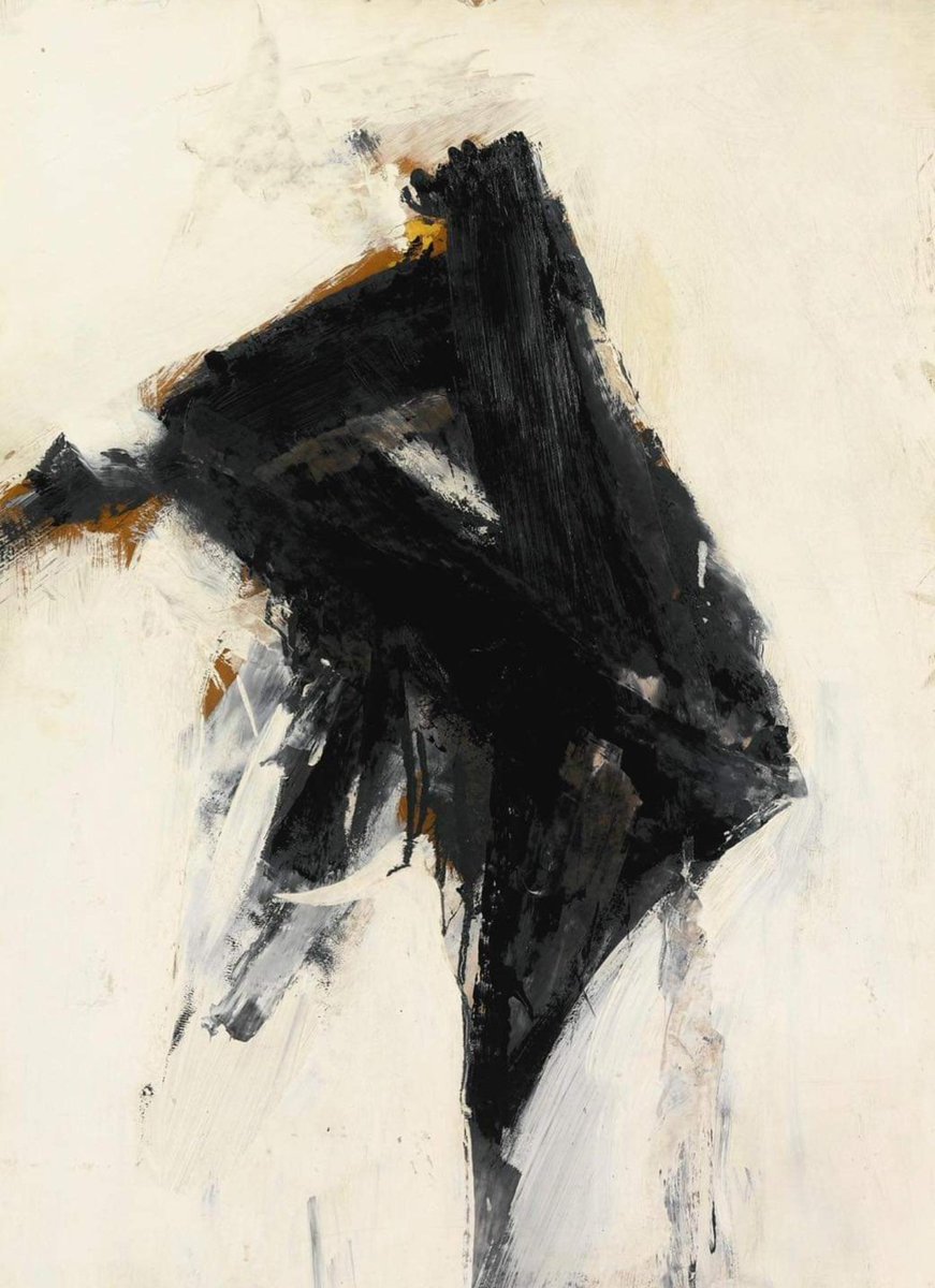🎨©️ Franz Kline.
Poise. 1952.