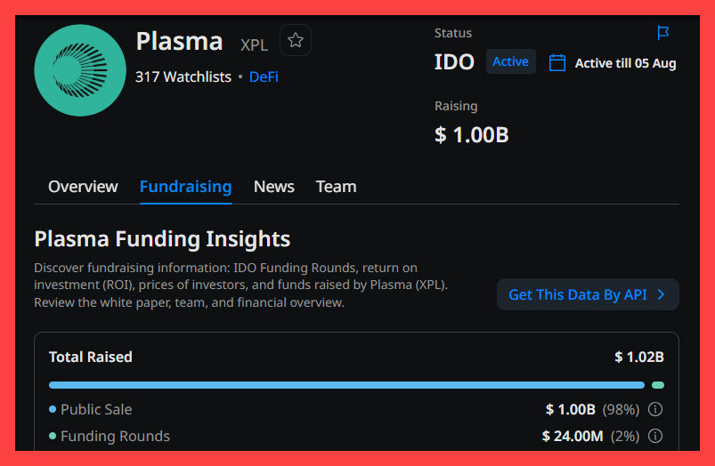 duta_crypto's tweet photo. Update funding airdrop Plasma abangkuh. Total funding $1B dan program fundraising masih running.

Ngeri gk tuh. 1 Miliar Dolar ... 😳

Jika kamu belum join airdrop @PlasmaFDN, silahkan join dulu di https://t.co/t4NTQoH2xZ