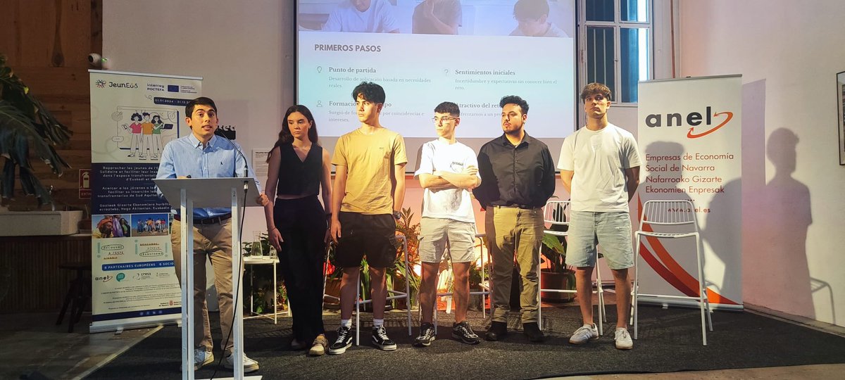 AnelNavarra's tweet photo. 🗞El proyecto JeunESS promueve la Economía Social entre la juventud navarra con el itinerario IFEXP
Noticia al detalle 👉https://t.co/U9CinIDuTF

#Jeuness #ANEL #Interreg #Juventud #EconomíaSocial #Emprendimiento #Cooperativismo
@Euroregion_naen
@konfekoop https://t.co/JsC8SVw7cm