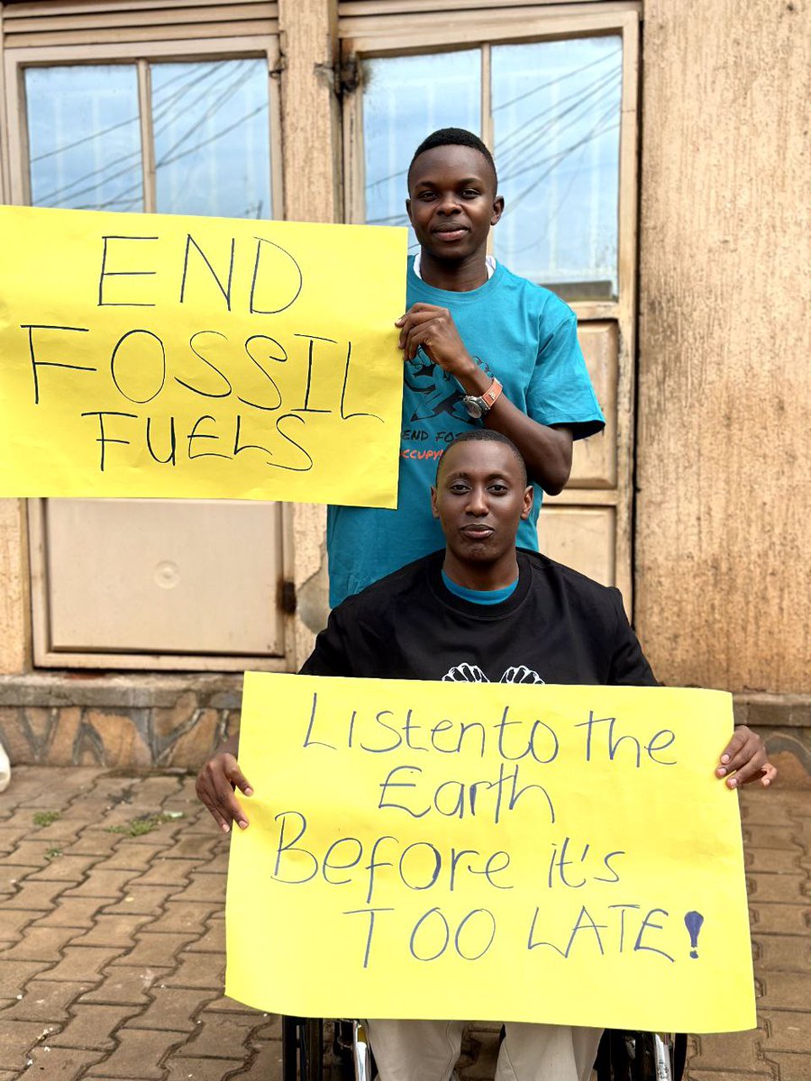 endfossiluganda's tweet image. Every dollar spent on #fossilfuels is a death sentence for countries in #Africa
#Climate #resilience should be prioritized for frontline communities
#Endfossilfuels Now!
Act now Power the future
#ClimateJustice
#ClimateAction
#ClimateStrike
#TomorrowIsTooLate
#renewableenergy