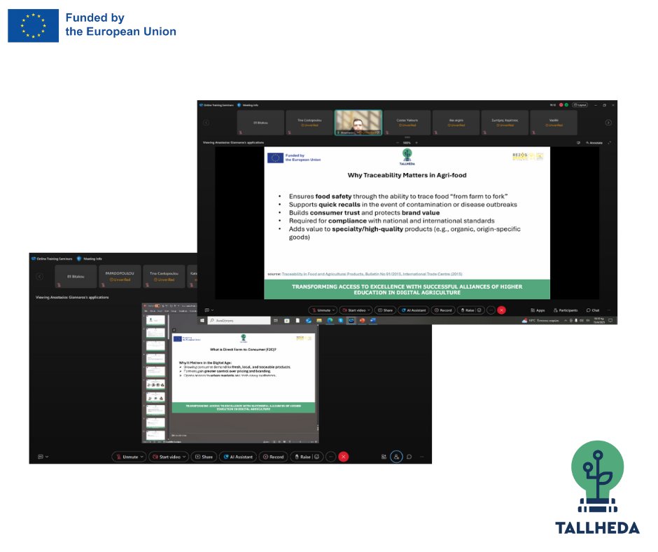 TALLHEDA (@tallhedaproject) on Twitter photo We are proud to announce that REZOS successfully hosted a two-day online seminar for the students of the Agricultural University of Athens on April 14 & 15, 2025.​
#TALLHEDA  #HorizonEU <a href="/REA_research/">European Research Executive Agency</a> #ResearchImpactEU #EUInnovation We are proud to announce that REZOS successfully hosted a two-day online seminar for the students of the Agricultural University of Athens on April 14 & 15, 2025.​
#TALLHEDAÂ Â #HorizonEUÂ <a href="/REA_research/">European Research Executive Agency</a> #ResearchImpactEU #EUInnovation