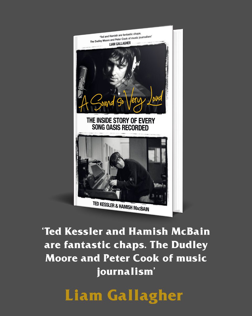 We have 4 copies of ‘A Sound So Very Loud: The Inside Story Of Every Song Oasis Recorded’. 

To enter:
✅ Comment with your favourite song
✅ Follow @oasisplanet_

Winners will be announced next week 📚