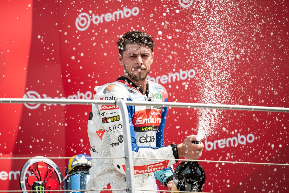 Mugello es el 7º circuito en que Fabio Di Giannantonio hace podio en dos categorías (Moto3, MotoGP) tras Aragón (Moto2, Moto3), Brno (Moto2, Moto3), Misano (Moto2, Moto3), Lusail (Moto2, MotoGP), Phillip Island (Moto3, MotoGP) y Austin (Moto3, MotoGP)

#ItalianGP 🇮🇹