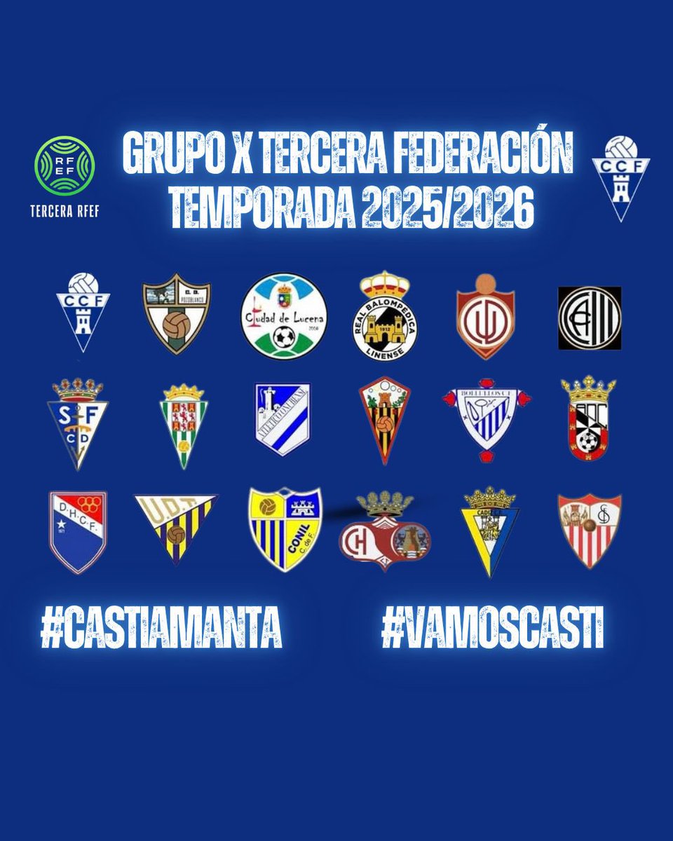 Bonito grupo X de 3a  RFEF se ha quedado…🤍💙