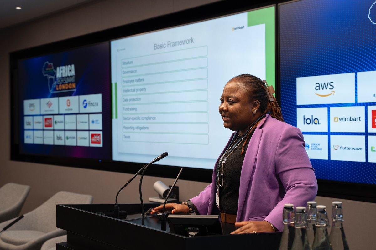 Africa Tech Summit - London, June 6, 2025 (@africatechsmt) on Twitter photo 📸 #ATSLDN masterclass with Odun Longe from <a href="/TLPAdvisory/">TLP Advisory</a> & <a href="/taye_maria/">Maria Adediran</a> from <a href="/Wimbart/">Wimbart Public Relations</a> discussing “Borderless, Not Lawless: Cross-Border Compliance for African Start-Ups.”
💡 What’s your biggest compliance challenge expanding across borders?
Join us next: bit.ly/AMDSGH 📸 #ATSLDN masterclass with Odun Longe from <a href="/TLPAdvisory/">TLP Advisory</a> & <a href="/taye_maria/">Maria Adediran</a> from <a href="/Wimbart/">Wimbart Public Relations</a> discussing “Borderless, Not Lawless: Cross-Border Compliance for African Start-Ups.”
💡 What’s your biggest compliance challenge expanding across borders?
Join us next: bit.ly/AMDSGH